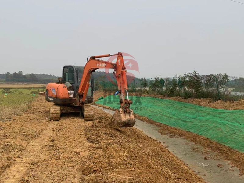 三维植被网护坡施工